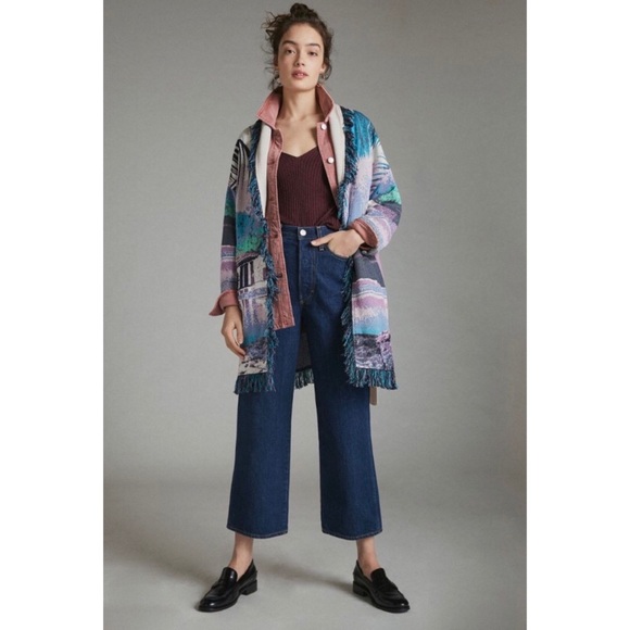 NWT ANTHROPOLOGIE MOIRA FRINGED CARDIGAN - Picture 1 of 6